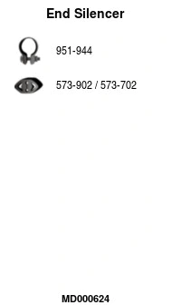 Rear Muffler (MD000624)