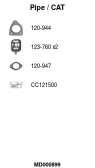 Catalytic Converter (MD000899)