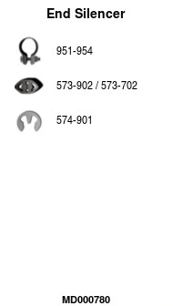 Rear Muffler (MD000780)