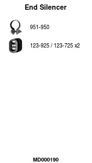 Rear Muffler (MD000190)