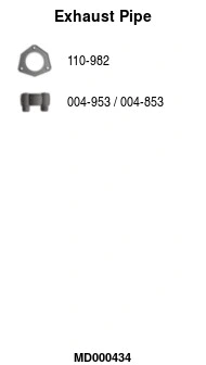 Exhaust Pipe (MD000434)