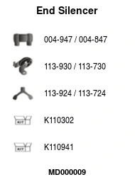 Rear Muffler (MD000009)