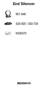 Rear Muffler (MD000419)