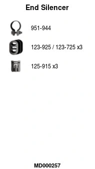 Rear Muffler (MD000257)