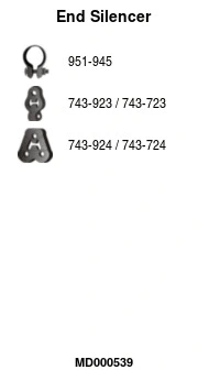 Rear Muffler (MD000539)