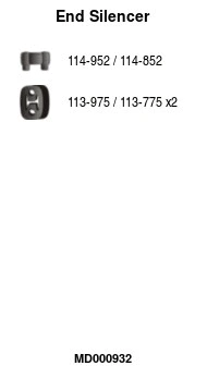 Rear Muffler (MD000932)