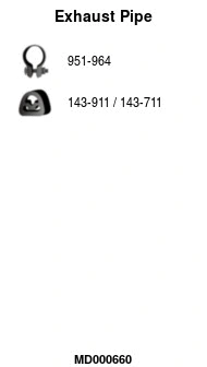 Exhaust Pipe (MD000660)