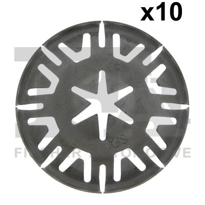 Clip, trim/protection strip