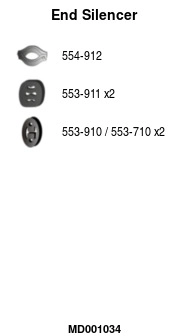 Rear Muffler (MD001034)