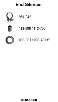 Rear Muffler (MD000260)