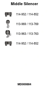 Centre Muffler (MD000884)