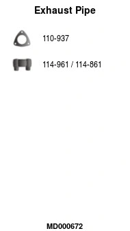 Exhaust Pipe (MD000672)