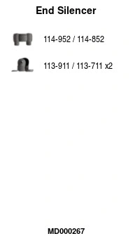 Rear Muffler (MD000267)