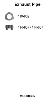 Exhaust Pipe (MD000885)