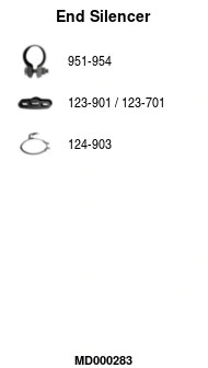 Rear Muffler (MD000283)