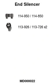 Rear Muffler (MD000022)