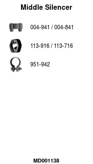 Centre Muffler (MD001138)