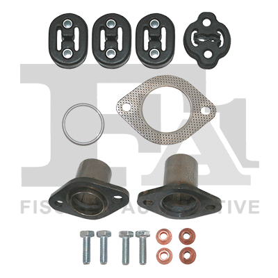 Flange, exhaust pipe (066-802.024)