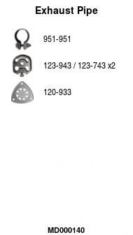 Exhaust Pipe (MD000140)