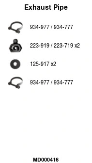 Exhaust Pipe (MD000416)