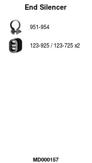 Rear Muffler (MD000157)