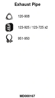 Exhaust Pipe (MD000167)