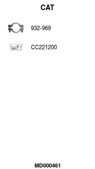 Catalytic Converter (MD000461)