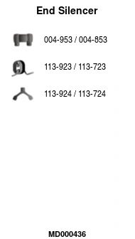 Rear Muffler (MD000436)