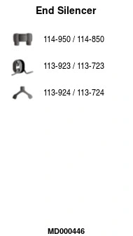 Rear Muffler (MD000446)