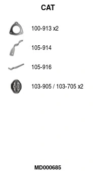 Catalytic Converter (MD000685)