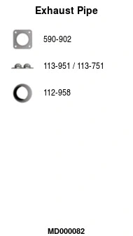 Exhaust Pipe (MD000082)