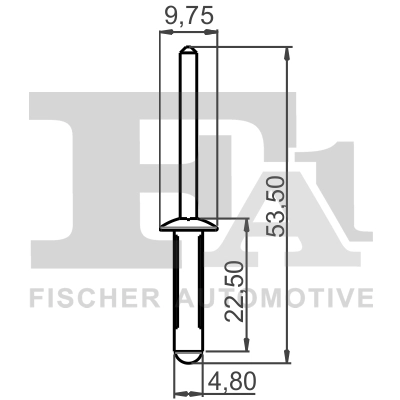 Assortment, blind rivets (33-20009.10)