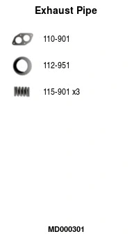 Exhaust Pipe (MD000301)