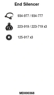 Rear Muffler (MD000368)