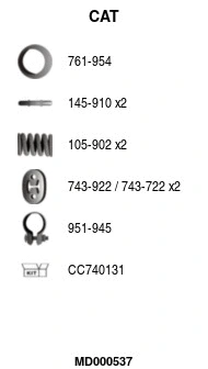 Catalytic Converter (MD000537)