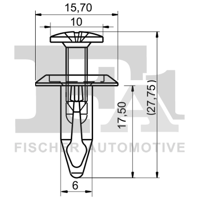 Clip, trim/protection strip (13-30003.10)