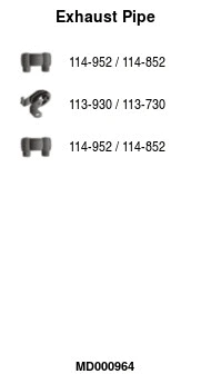 Exhaust Pipe (MD000964)