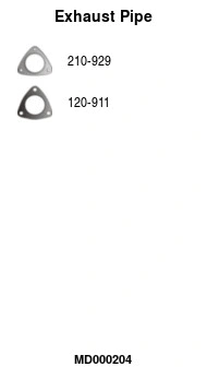 Exhaust Pipe (MD000204)