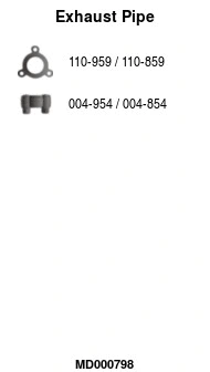 Exhaust Pipe (MD000798)