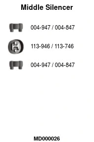 Centre Muffler (MD000026)