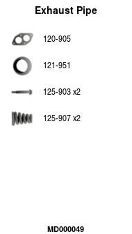 Exhaust Pipe (MD000049)