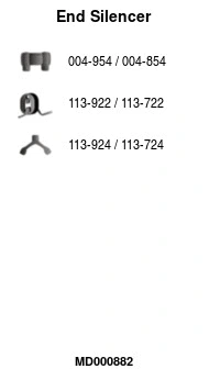 Rear Muffler (MD000882)