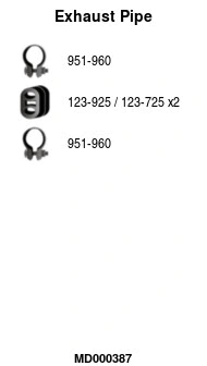 Exhaust Pipe (MD000387)