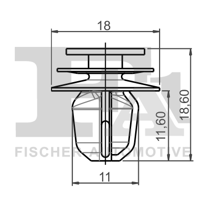 Clip, trim/protection strip (73-40004.10)