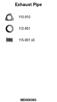 Exhaust Pipe (MD000383)