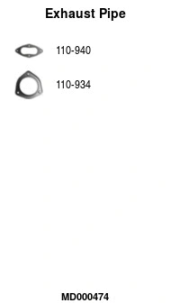 Exhaust Pipe (MD000474)