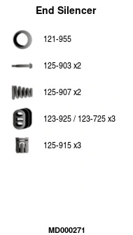 Rear Muffler (MD000271)