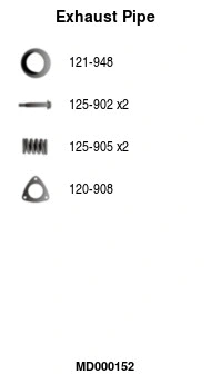 Exhaust Pipe (MD000152)