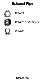 Exhaust Pipe (MD000188)