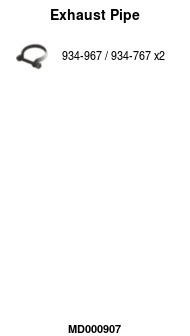 Exhaust Pipe (MD000907)